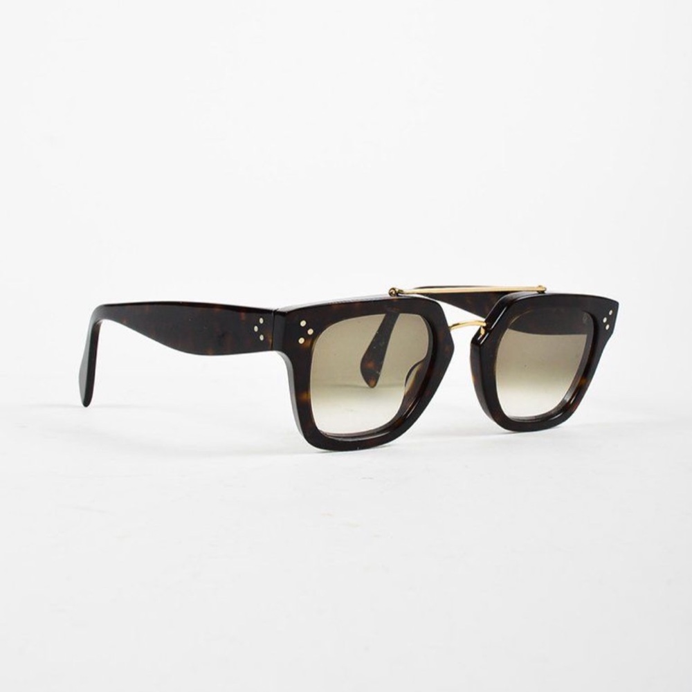 Celine Bar top Tortoise Shell Sunglasses
